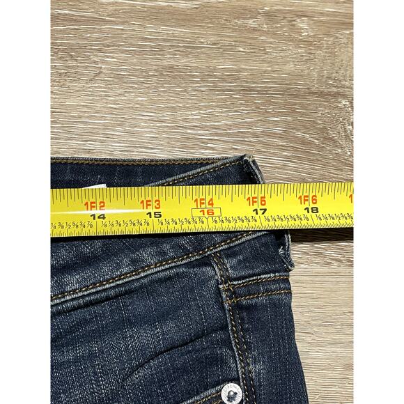 American Eagle Outfitters Dark Blue Women's Jeans 14 Short - Picture 8 of 9